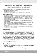 Preview for 2 page of Steba IK 200 Instructions For Use Manual