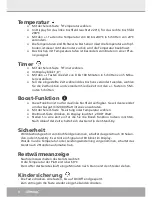 Preview for 8 page of Steba IK 750 Instructions For Use Manual