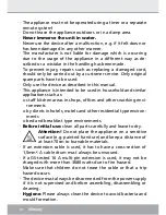 Preview for 10 page of Steba JM 3 Instructions For Use Manual