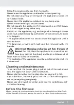 Preview for 15 page of Steba KB 27 U 2 Instructions For Use Manual