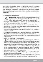 Preview for 17 page of Steba KB M35 Instructions For Use Manual