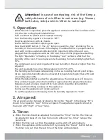 Preview for 13 page of Steba LE 160 Instructions For Use Manual