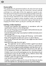 Preview for 12 page of Steba MG 1400 Instructions For Use Manual