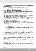 Preview for 13 page of Steba MG 1400 Instructions For Use Manual