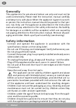 Preview for 12 page of Steba MG 3000 PRO Instructions For Use Manual