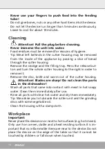 Preview for 14 page of Steba MG 3000 PRO Instructions For Use Manual