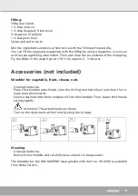 Preview for 19 page of Steba MG 3000 PRO Instructions For Use Manual