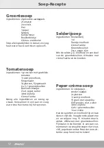 Preview for 52 page of Steba MX 4 Plus Instructions For Use Manual