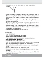 Preview for 12 page of Steba MX 40 Instructions For Use Manual