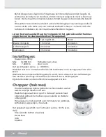 Preview for 30 page of Steba MX 40 Instructions For Use Manual