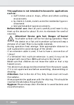 Preview for 16 page of Steba PS E2600 XL Instructions For Use Manual