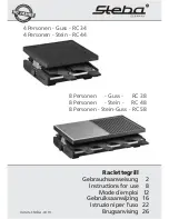 Steba RC 34 Instructions For Use Manual preview