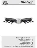 Preview for 1 page of Steba RC 60 Twin Instructions For Use Manual