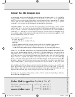 Preview for 34 page of Steba SG 16 Instructions For Use Manual