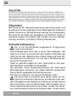 Preview for 2 page of Steba SV 100 professional Instructions For Use Manual