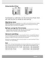 Preview for 15 page of Steba SV 100 professional Instructions For Use Manual