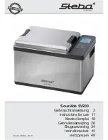 Steba SV200 Instructions For Use Manual preview