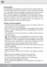 Preview for 8 page of Steba VT 4 Instructions For Use Manual