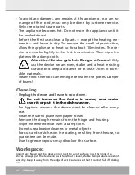 Preview for 10 page of Steba WE 20 Volcano Instructions For Use Manual