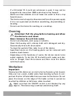 Preview for 11 page of Steba WK 10 Bianco Instructions For Use Manual