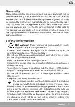 Preview for 9 page of Steba WK 11 Bianco Instructions For Use Manual