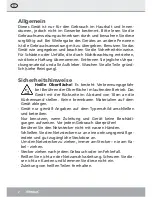 Preview for 2 page of Steba WP 110 Instructions For Use Manual