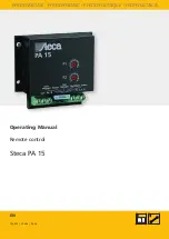 Steca PA 15 Operating Manual предпросмотр