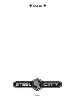 Предварительный просмотр 20 страницы Steel City 20-302 Owner'S Manual