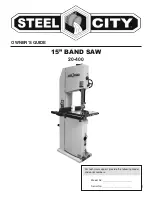 Предварительный просмотр 1 страницы Steel City 20-400 Owner'S Manual