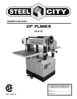 Steel City 35-410 Owner'S Manual preview