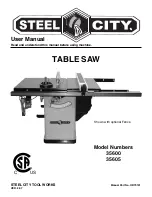 Steel City 35600 User Manual предпросмотр