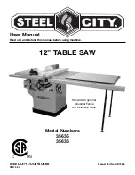 Steel City 35635 User Manual preview