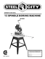 Предварительный просмотр 1 страницы Steel City 40-660 Owner'S Manual