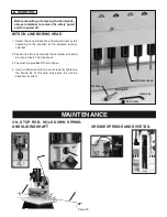 Предварительный просмотр 15 страницы Steel City 40-660 Owner'S Manual