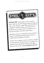 Предварительный просмотр 2 страницы Steel City 40300H User Manual