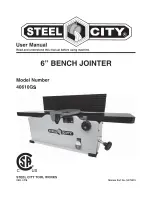 Предварительный просмотр 1 страницы Steel City 40610GS User Manual