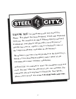 Предварительный просмотр 2 страницы Steel City 40630CH User Manual