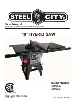 Предварительный просмотр 1 страницы Steel City 45925C User Manual