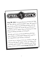 Предварительный просмотр 2 страницы Steel City 45925C User Manual