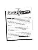 Предварительный просмотр 2 страницы Steel City 45950C User Manual