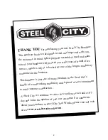 Preview for 2 page of Steel City 50126SC User Manual