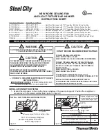 Steel City 56111CFB-BHL Instruction Sheet предпросмотр