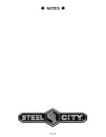 Предварительный просмотр 24 страницы Steel City 60-410 Owner'S Manual