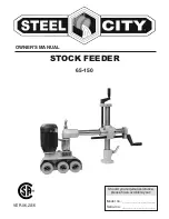 Предварительный просмотр 1 страницы Steel City 65-150 Owner'S Manual