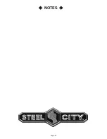 Preview for 27 page of Steel City 65-300 X1 Owner'S Manual