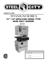 Steel City TITANIUM 50-410 Owner'S Manual preview