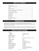 Preview for 3 page of Steel City TITANIUM 50-510 Owner'S Manual