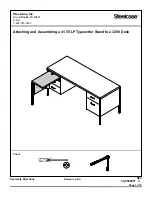 Steelcase 41-TSLP Assembly Directions preview