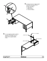 Preview for 3 page of Steelcase 41-TSLP Assembly Directions