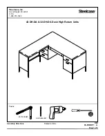 Preview for 1 page of Steelcase 42-DH-DA Assembly Directions